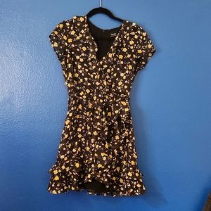 Bardot floral wrap dress